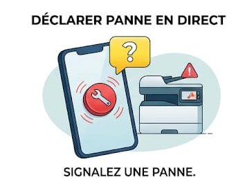 Signalement d'une panne sur smartphone